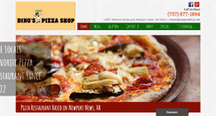 Desktop Screenshot of dinospizzashop.com
